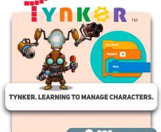 Tynker. Learning to manage characters.  - Programming for children in Varna